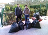 Limpieza del jardín