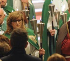 Una de nuestras catequistas - Imagen de El Correo de Burgos