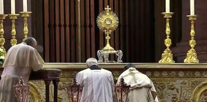 Adoración Papa Francisco